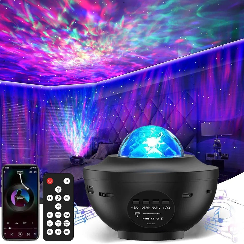 Starry Galaxy Bluetooth Night Light