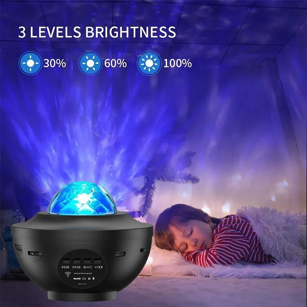 Starry Galaxy Bluetooth Night Light